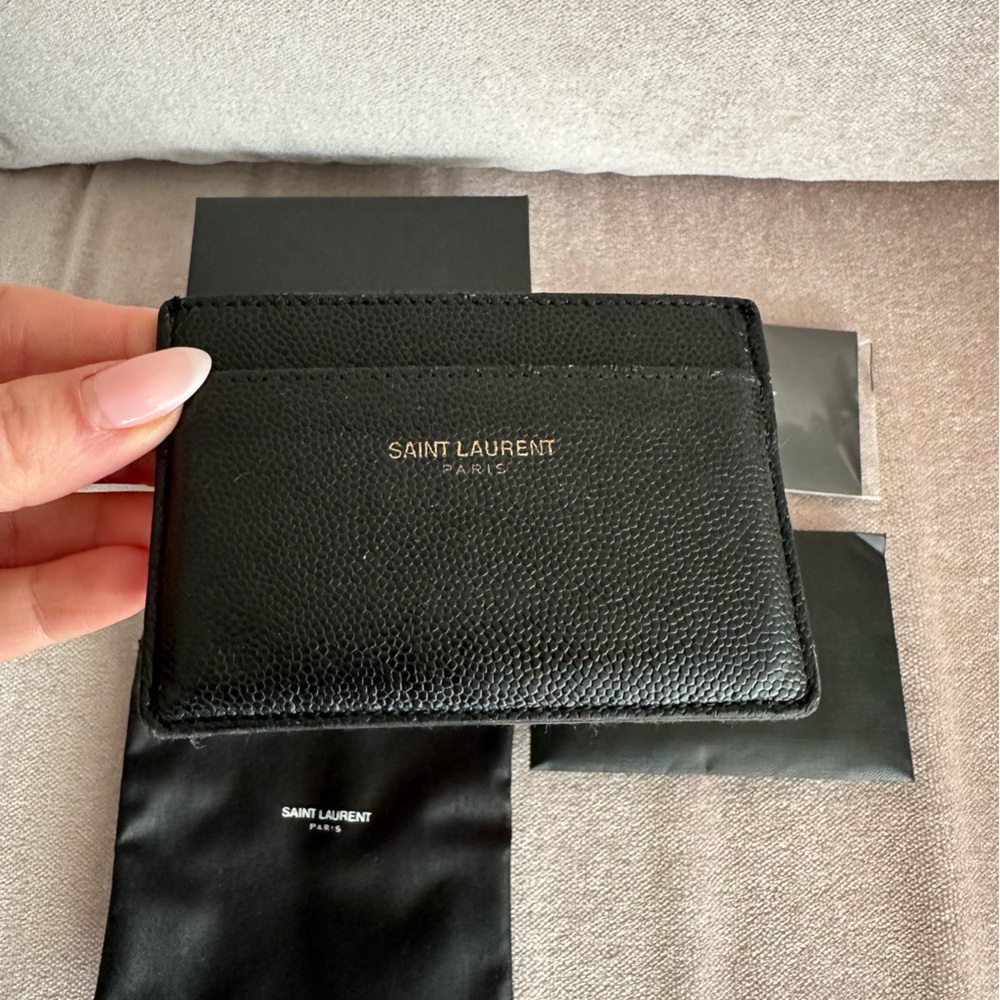Saint Laurent Black Card Holder - Used Condition